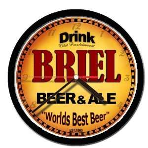  BRIEL beer and ale cerveza wall clock 