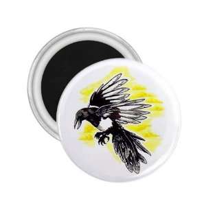  NEW Tattoo Bird Crow Fridge Souvenir Magnet 2.25 Free 