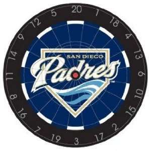   San Diego Padres 18in Bristle Dart Board  Game Room