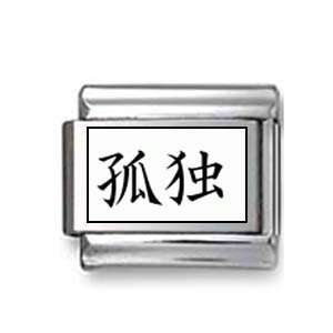  Kanji Symbol Loneliness Italian charm Jewelry