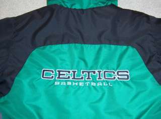 Boston Celtics NBA Winter Coat Youth Large (14 16) Adidas Sewn 