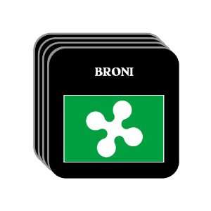  Italy Region, Lombardy   BRONI Set of 4 Mini Mousepad 