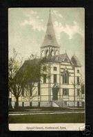 Northwood Iowa 1911 Synod Church, St Olaf Band Plays IA  