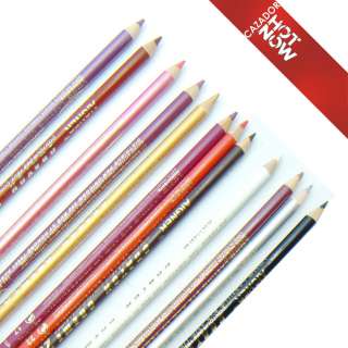 12 PCS Eyeliner / lip liner Pencils In 12 Colour   