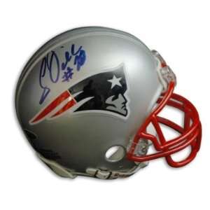  Corey Dillon Signed New England Patriots Mini Helmet 