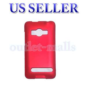 RED Hard Case Cover Skin for Phone HTC EVO 4G Sprint  