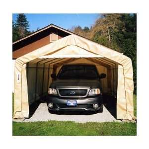  Instant Garage House Style 12x20x8   Tan
