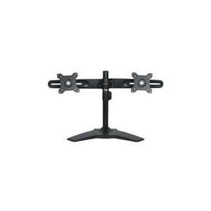   00 Black Dual Monitor Stand for LCD Displays