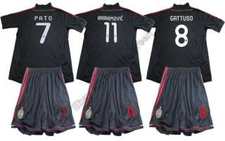 AC Milan 2011/2012 3rd Away Soccer Uniform Jersey + Shorts S/M/L/XL 