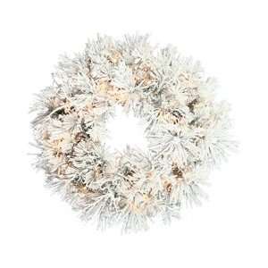  30 Flocked Swiss Pine Wreath 100CL 110T Arts, Crafts 