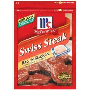 Bag N Season Seasoning Mix & Cooking Bag Swiss Steak   6 Pack  
