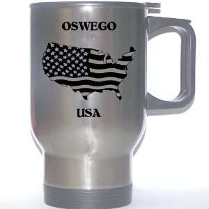  US Flag   Oswego, New York (NY) Stainless Steel Mug 