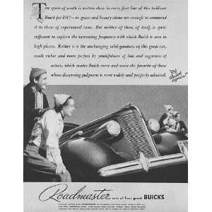  Buick Roadmaster Ad from February 1937