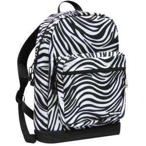  Yak Pak Deluxe Student Black and White Zebra Stripe 