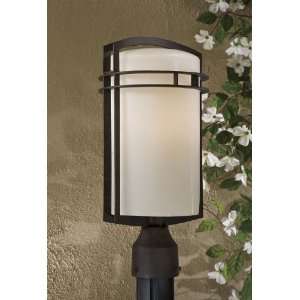  Arch Iron Oxide Outdoor Post Light