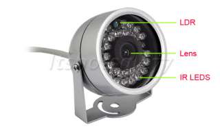 CMOS 30LED IR Color Audio CCTV Surveillance Camera Dome  