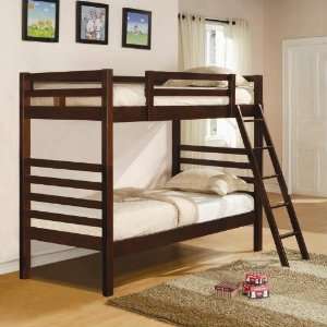  Bunks Twin Over Twin Bunk Bed by Coaster