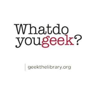  What do you geek? Round Stickers Arts, Crafts & Sewing