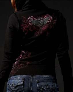 Sinful by Affliction TRIBE Zip Hoodie NEW S1618   SM  