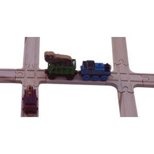 New Wooden 3 Cross Track Fits Thomas Train Engine Brio  