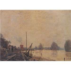   Sisley   32 x 24 inches   The Seine at Suresnes 2