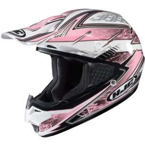    HJC Helmet Motocross Cs Mx Blizzard Pink XSmall Automotive