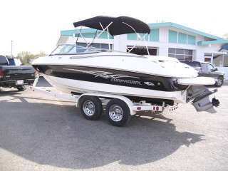 2008 Chaparral 210 SSi Open Bow Volvo V8 Runabout Bimini Trailer Low 