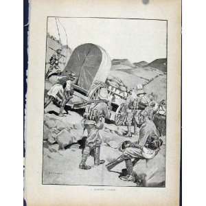    Boer War By Richard Danes Convoy Guard Print