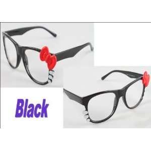  Super Cute Black Kitty Glasses with Clear Lenses Health 