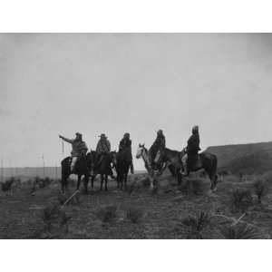  Curtis 1903 Photograph of The Lost Trail   Apache 