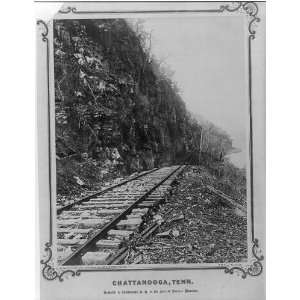  Nashville,Chattanooga Railroad tracks,Lookout Mountain 