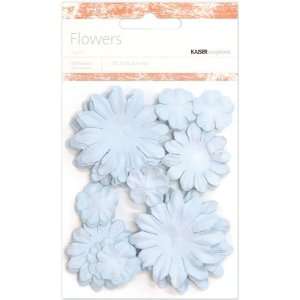  Kaisercraft Baby Blue Paper Flowers, Mixed Arts, Crafts 