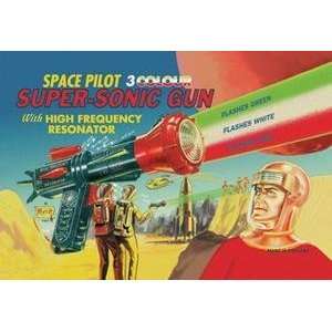  Vintage Art Space Pilot Super Sonic Gun   01720 1