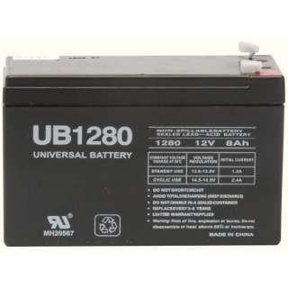 Universal UB1280ALT24 UB1280 F2 12V 8Ah APC SmartUPS 1400RM 2200RM3U 