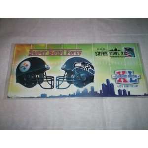  Super Bowl XL 40th Anniversary Postal Envelope .39 Stamp 