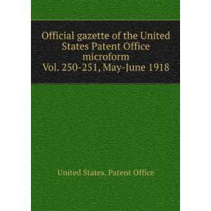  Official gazette of the United States Patent Office 