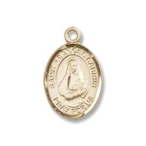  14K Gold St. Frances Cabrini Medal Jewelry