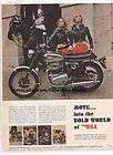BSA Thunderbolt 650 60s Rocker vintage motorcycle advertisement Ad 
