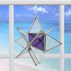  Wishing Star (Crystal Purple Suncatcher) Prism Star Window 