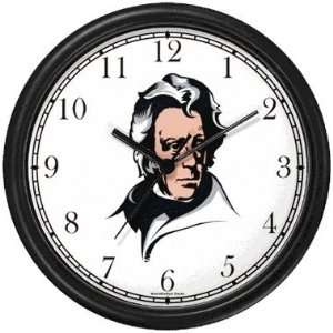 President Andrew Jackson Americana Wall Clock by WatchBuddy Timepieces 