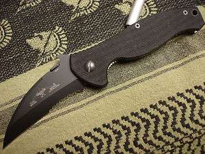 Emerson Knife P SARK BTS Police Search And Rescue Knife Black Serrated 