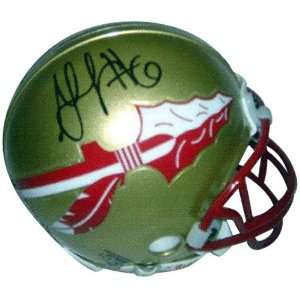 Greg Jones Autographed Florida State FSU Seminoles Mini Helmet