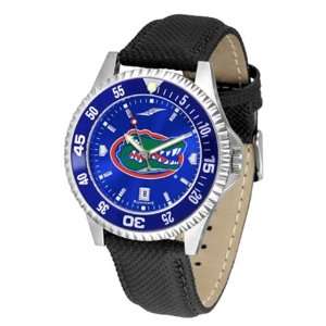  University of Florida Gators Mens Leather Wristwatch 