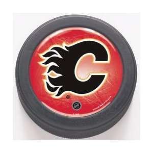  Wincraft Calgary Flames Domed Puck   Calgary Flames 3in 
