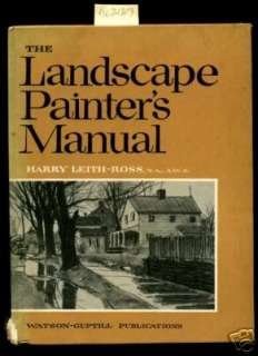   LANDSCAPE PAINTERS MANUAL 1956 how to guide oil painting HB 1e  