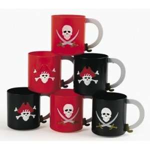  Pirate Party Mugs   12 per unit Toys & Games