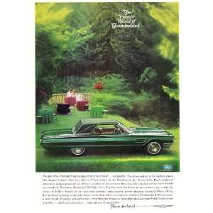  1965 Ford Landau Elegant Green Thunderbird Original Car Ad 
