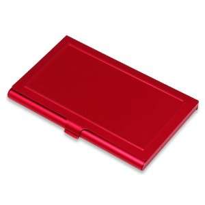  Blank Aluminum Business Card Holders Red
