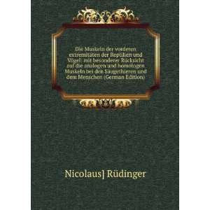   (German Edition) (9785877854383) Nicolaus] RÃ¼dinger Books
