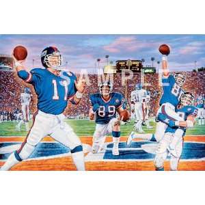  New York Giants Simm ply Super Framed Lithograph Sports 